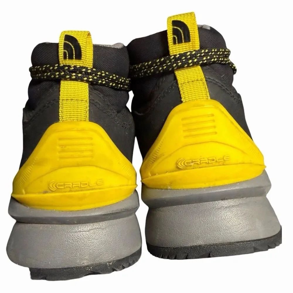 The North Face Back-To-Berkeley Redux Leather Winter Boots Black Yellow 9.5 Mens